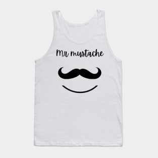 mr mustache Tank Top